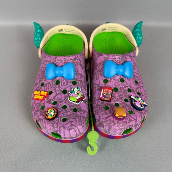 Crocs x Krusty the Clown Classic Clogs Mens 13 The Simpsons 211107-90H New NWT - Picture 4 of 8